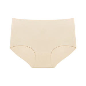 2024 Custom Wholesale Comfortable Nonwoven Spandex Seamless Eco-Friendly Breathable Lady Warm <b>Women's</b> Solid Pattern G-String - Product Image 5