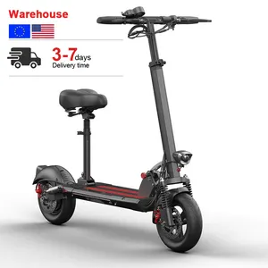 EU US warehouse hot 500W motor electric scooter E Scooter 10 -inch foldable electric scooter with seat
