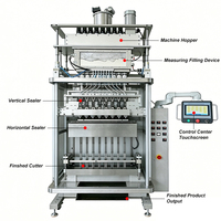 Machine d'emballage automatique haute productivité pour sachets de poudre de snus 0,5g 1g 2g, machine d'emballage de sachets de snus, machine d'emballage de Nicopods
