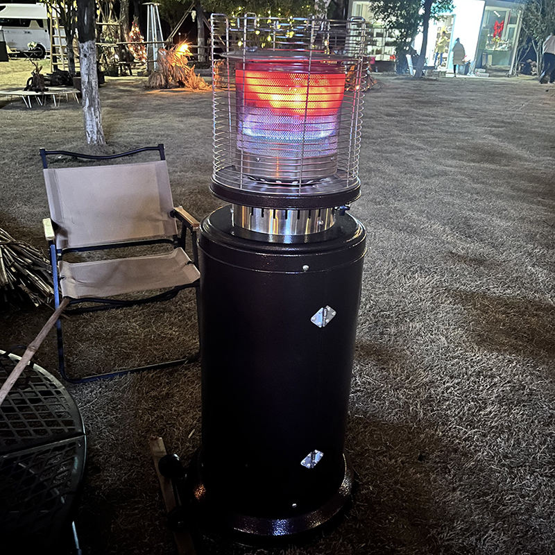 Outdoor Freestanding Gas Patio Heater Short and Humidifying Iron