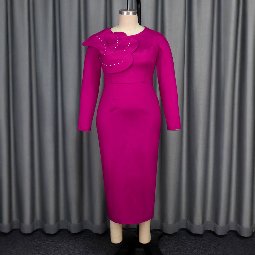 Elegant Church Dresses for Women Bodycon Beading Shiny Evening Gown O-neck Long Sleeves Birthday Event Wedding Guest Autumn New| Alibaba.com Elegant Church Dresses for Women Bodycon Beading Shiny Evening Gown O-neck Long Sleeves Birthday Event Wedding Guest Autumn New| Alibaba.com