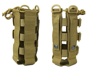 Bolsa táctica para botella de agua Molle, porta hervidor con bolsa de sistema Molle, para deportes al aire libre, senderismo, tácticas, gimnasio, cordón - Product Image 6