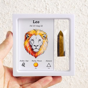 Torres de Cristal de los 12 Signos del Zodíaco, Juego de Cristales con Caja de Cartón, Astrología, Piedras Preciosas Naturales, Sanación con Gemas, Energía para Yoga - Product Image 3