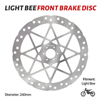 Woodniu Racein pour Surron Light Bee X - Accessoires modifiés - Disque de frein avant 240 mm - Pièces de mise à niveau