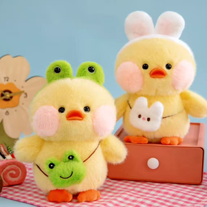 En gros : Jouet en peluche canard, animaux en peluche en vrac pour machine à griffes, poupée canard douce pour enfants, petits peluches <span class=keywords><strong>Kawaii</strong></span> décoratives pour fête - Product Image 3