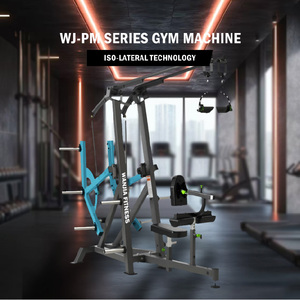 Macchina per esercizi di forza con carico a piastre per pressa spalle e schiena, e Lat Pulldown, per palestra, del produttore di attrezzature fitness - Product Image 2