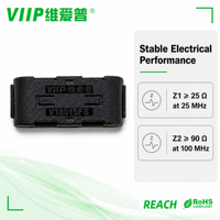 Nouveau noyau de ferrite à clip VN09 de 28 mm de diamètre intérieur, conforme RoHS et REACH, pour câbles de capteurs industriels robustes - Modèle V18015FS de l'usine VIIP