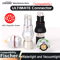Connecteur circulaire Push-Pull compatible Fischer Ultimate UP01 Prise UR01 Série 07 Type 0U/1U M/F 2/3/4/5/7/9/10 Broches