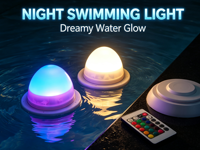 Ampoule LED sans fil pour remplacement de barre lumineuse LED, rechargeable, 16 couleurs, étanche