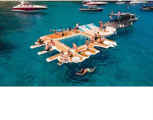 Piscina Flotante Inflable para Océano, Piscina Rectangular de PVC, Piscinas Marinas para Yates, Fiestas al Aire Libre - Product Image 3