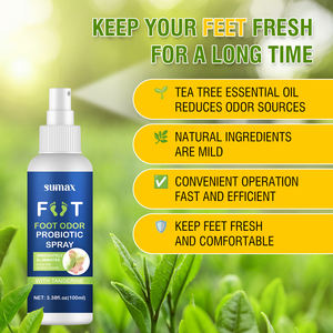 SUMAX 100ml Vaporisateur blanc <span class=keywords><strong>D</strong></span>éodorant pour les pieds à l'orange Spray <span class=keywords><strong>d</strong></span>ésodorisant pour les pieds à la fleur de cerisier - Product Image 5