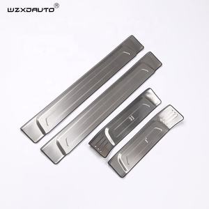 WZXD protecteur de seuil de porte plaque de seuil de porte <span class=keywords><strong>Film</strong></span> plaques de pied de porte pour Geely Coolray Azkarra <span class=keywords><strong>2019</strong></span> 2020 pour Binyue - Product Image 2