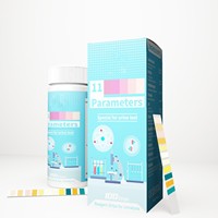 Urinalysis Reagent Urine Test Strip LEU NIT URO PRO PH BLO SG KET BIL GLU ASC Urine test Strip