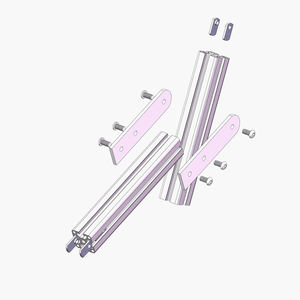 Produsen Cina 6111 3060*3060mm lengan Pivot bentuk L untuk Slot t profil aluminium industri - Product Image 5