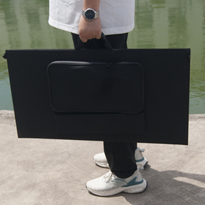 Panneau <span class=keywords><strong>solaire</strong></span> pliable portable en tissu 90W à 23% d'efficacité pour <span class=keywords><strong>camping</strong></span>, <span class=keywords><strong>kit</strong></span> de panneaux solaires mobiles pour voiture - Product Image 5