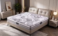 Matelas en mousse à mémoire de forme et ressorts ensachés, confortable, compressé, taille King, matelas d'hôtel en boîte