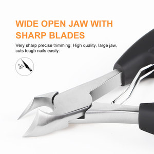 Offre Spéciale poignée lourde bord plat podiatre orteil coupe-ongles outils de pédicure Super pointu épais <span class=keywords><strong>incarné</strong></span> pince - Product Image 4