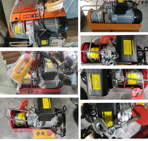 Mini polipasto portátil de 220v PA, grúa eléctrica de cadena, precio barato, 100kg, 300kg, 500kg, 1000kg - Product Image 3
