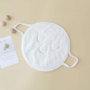 Mascarilla de toalla de 3 agujeros, mascarilla de toalla facial reutilizable, vaporizador Facial, compresa fría y caliente, toallas hidratantes para mujeres y niñas - Product Image 1