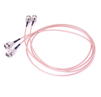 Câble coaxial RF BNC mâle-mâle RG179 75 Ohm HD-SDI 3G-SDI à conducteur en cuivre toronné personnalisable