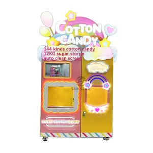 Latest Type Automatic Cotton Candy Making Machine/Good Quality Floss Cotton Candy Machine Cotton Candy Vending Machine