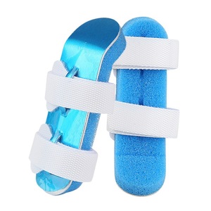 Abrazadera de dedo de una sola pieza, aleación de aluminio azul, soporte ajustable para recuperación de lesiones articulares, protección de manos - Product Image 2