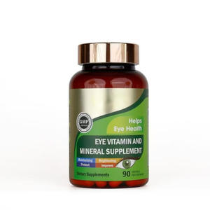 Cápsulas de Luteína <span class=keywords><strong>para</strong></span> la Salud Ocular en Adultos, Suplemento de Zeaxantina, Zinc y Vitamina, 90 Cápsulas - Product Image 1