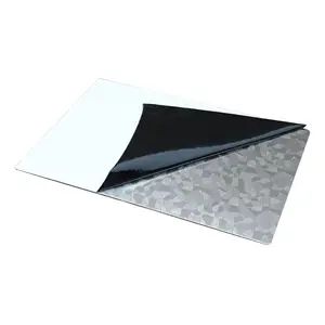 Shenzhen Hot Sale High Quality A4 Size PVC VIP Card Heat Press Wire Drawing Laminating Steel Plate