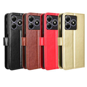 Pour Blackview Wave 8/8C étui portefeuille, rétro en cuir PU fentes pour cartes support support Flip couverture de téléphone portable pour Blackview <span class=keywords><strong>Oscal</strong></span> Flat 2 - Product Image 1