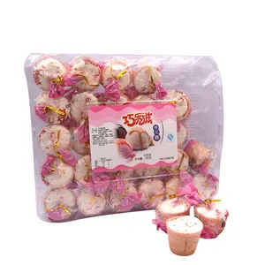 Halal white marshmallow cotton candy in gift bag