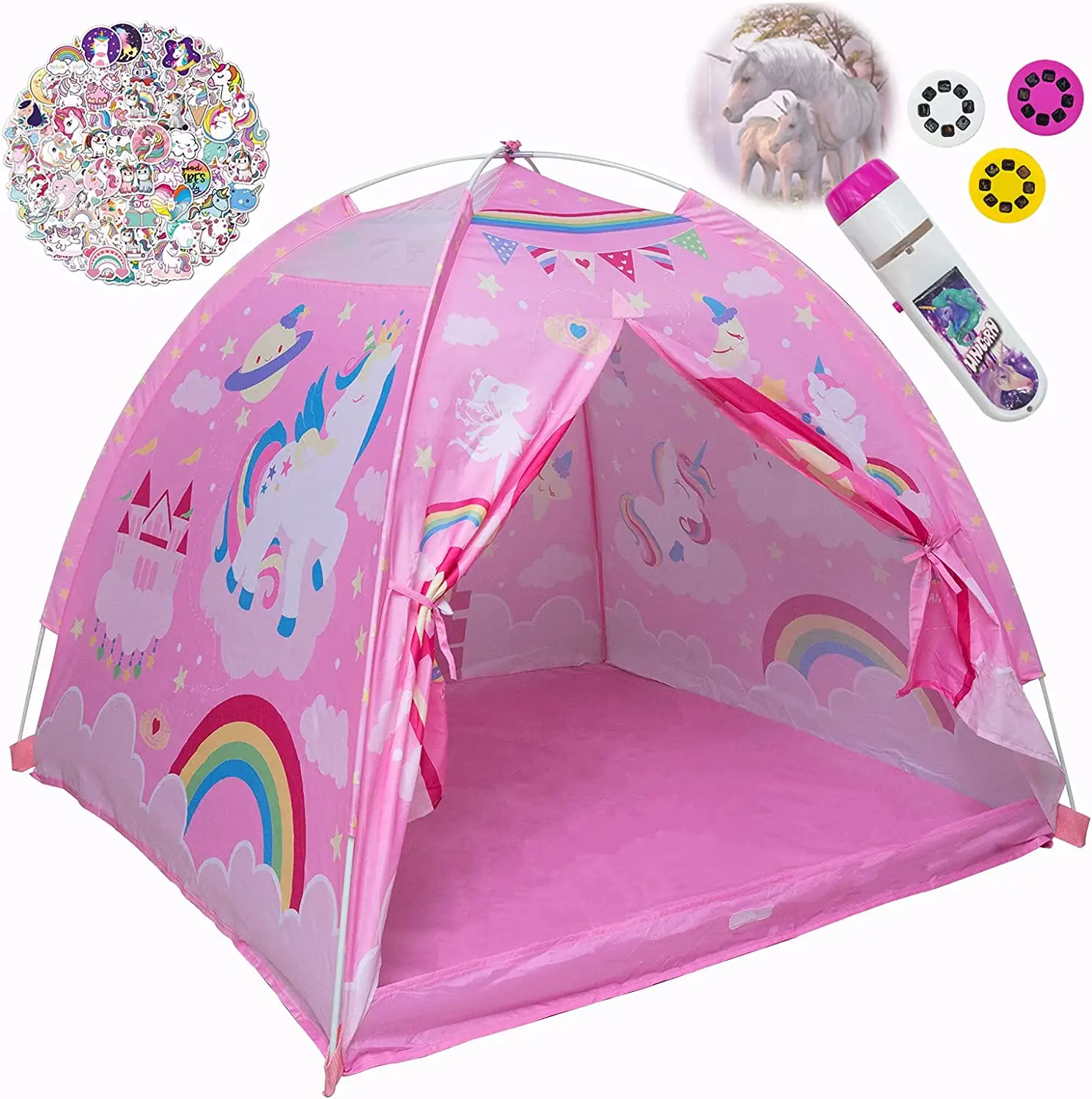 Tente pour enfants, maison de jeux intérieure en dôme de princesse pour filles, cadeaux imaginatifs parfaits pour enfants