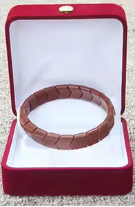 Bracelet de pierre de <span class=keywords><strong>massage</strong></span> magnétique en tourmaline naturelle pour les soins de santé des mains avec énergie de guérison pour soulager la douleur - Product Image 4