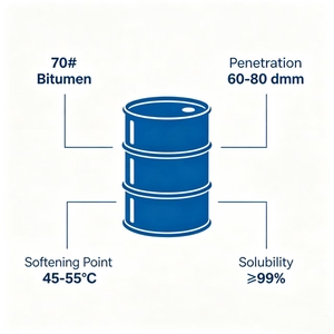 <b>bitumen</b> 50/70 big bag asphalt road construction maintenance and Infrastructure Projects High-Grade Highway Wearing Courses - Product Image 6