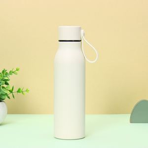 350ml 500ml 650ml Eco Stainless Vacuum <b>Bottle</b> with Silicone Handle, sealed Cup for Travel and Camping Scenes - Product Image 2