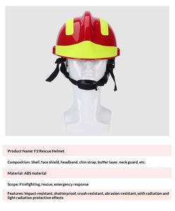 Casco da Pompiere Flessibile di Alta Qualità con Schermo Protettivo Anticalore, Attrezzatura Professionale per Soccorso in Scenari di Fuoco Estremo - Product Image 3