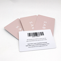 Carte de fidélité personnalisée en PVC CR80 avec code-barres et code QR pour les programmes de fidélisation
