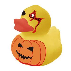 Halloween Promotional Gift Plastic Rubber Mini Yellow Ducks Toys Float Squeaky Baby <b>Bath</b> Small Duck Toy - Product Image 6
