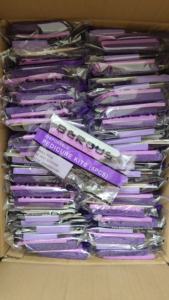 Popolare set di pedicure kit di pedicure di colore viola 5 pezzi con punta di pusice tampone - Product Image 2