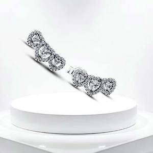 <span class=keywords><strong>Pendientes</strong></span> y Colgante <span class=keywords><strong>de</strong></span> Circonita Brillante, Combinación <span class=keywords><strong>de</strong></span> Flor <span class=keywords><strong>de</strong></span> Cerezo y Mariposa, <span class=keywords><strong>Pendientes</strong></span> <span class=keywords><strong>de</strong></span> Plata 925, Regalo Ideal para Mujer - Product Image 6