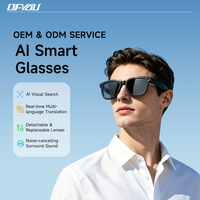 Lunettes Intelligentes H03 Neuves avec Caméra 800W, Transfert WIFI, Contrôle par Geste, ChatGPT pour Hommes et Femmes, Lunettes IA Intelligentes pour l'Extérieur