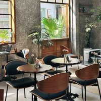 Mobilier de restauration moderne : Ensembles table et chaises de restaurant, chaises et tables sur mesure à structure métallique pour espace lounge et salons de thé