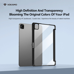 Dobrável PU couro macio Tablet capa protetora para <span class=keywords><strong>iPad</strong></span> Pro 12.9 transparente PC volta Tablet capa à prova de choque para <span class=keywords><strong>iPad</strong></span> Pro 11 - Product Image 3