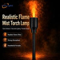 Lampe à flamme électrique 3D portable à LED LM Factory, machine à fumée atomisante pour effets de scène de mariage et de fête, lumière de flamme