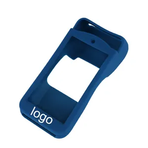 Custodia per terminale pos portatile OEM cover silk screen logo PAX A920 custodia in silicone pos in silicone