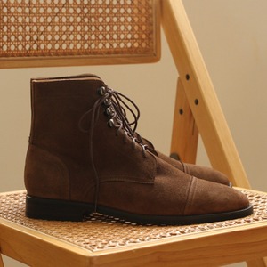 Zapatos de Fiesta para Hombre, Estilo Retro Británico, de Oficina, con Parches, Punta en Pico, de Gamuza, con Cordones, Transpirables y Ligeros - Product Image 2