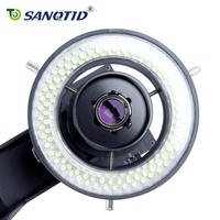 SANQTID 14MP C-Mount Trinokularmikroskop Digitalmikroskop für Handy-Reparatur mit Messsoftware