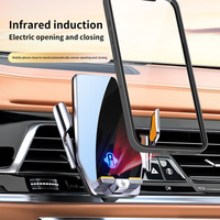 Chargeurs de voiture sans fil magnétiques à induction infrarouge automatique 15W support de téléphone chargeur rapide pour iphone 15 Pro Max 16 14 13