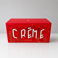 Caja de Regalo Magnética Roja Plegable Personalizada Premium con Estructura de Cartón Rígido para Empaque de Botellas de Whisky y Licores
