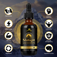 Gouttes liquides de Shilajit de l'Himalaya pour la beauté orale – Produit à base de Shilajit