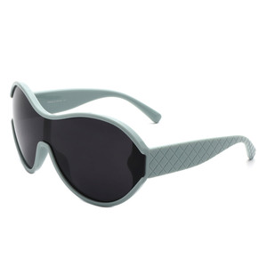 Gwyneth - Lunettes de soleil ovales surdimensionnées rétro, rondes et incurvées, tendance - Product Image 2